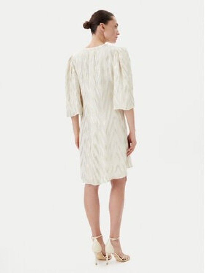 Bruuns Bazaar Sukienka koktajlowa BBW4579 Beżowy Regular Fit