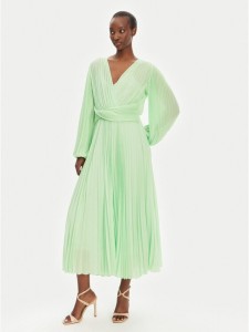 TWINSET Sukienka koktajlowa 251TP2330 Zielony Regular Fit