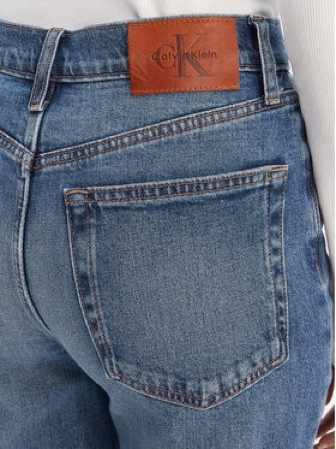 Calvin Klein Jeans Jeansy LV047E907G Niebieski Taper Fit