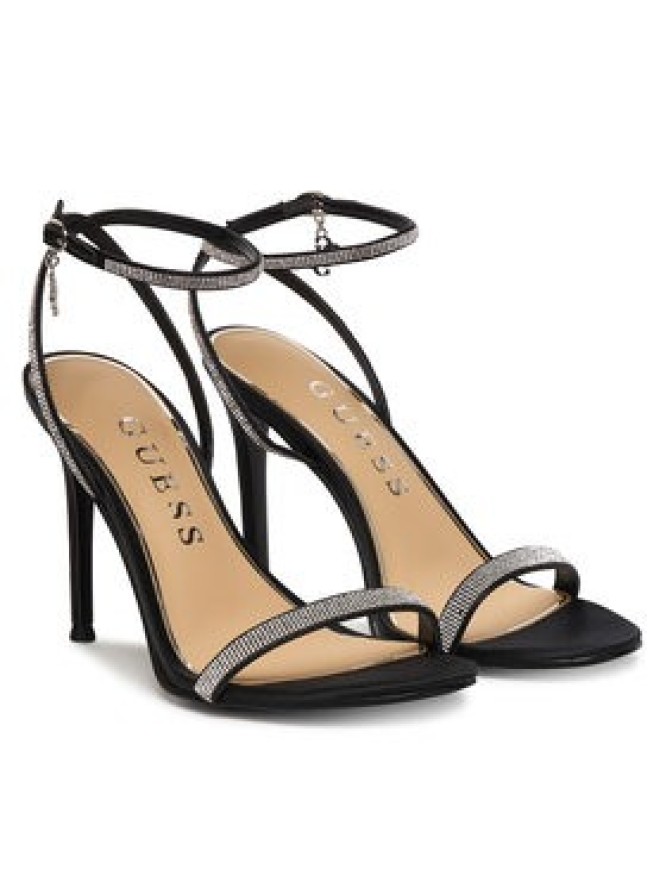 Guess Sandały FLJCHR SAT03 Czarny