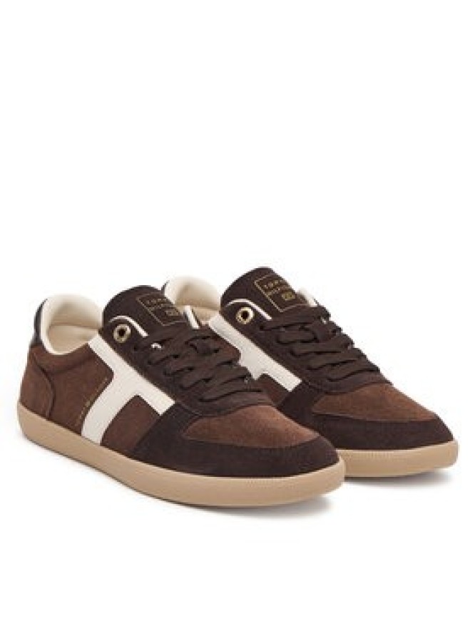 Tommy Hilfiger Sneakersy Th Tribeca Sneaker Suede FW0FW09596 Brązowy