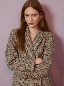 Marynarka z wełną - wielobarwny