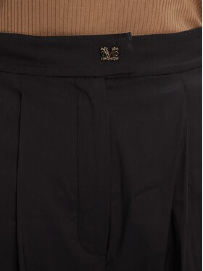 Max Mara Beachwear Bermudy Sultano 2516141019 Czarny Relaxed Fit