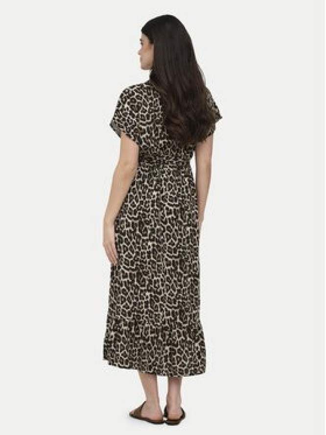 ONLY Sukienka codzienna Zilla Adele 15357778 Beżowy ciemny Regular Fit