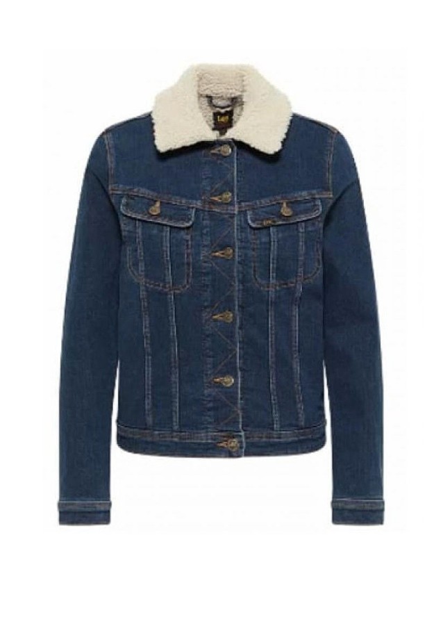 LEE SHERPA RIDER DAMSKA KURTKA DARK BLUE L54VSQZG 112319223