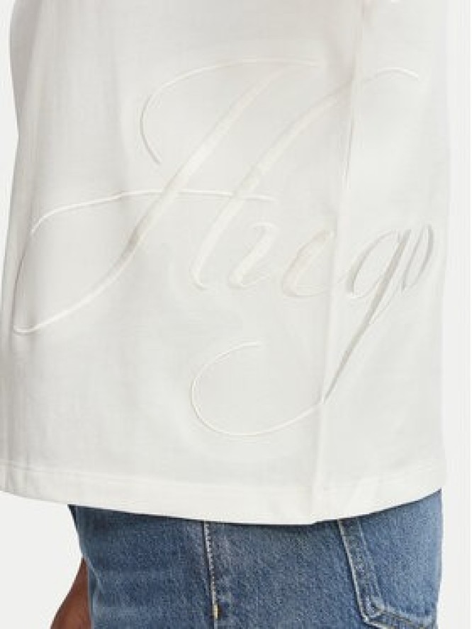 HUGO T-Shirt Duslant 50570677 Biały Oversize