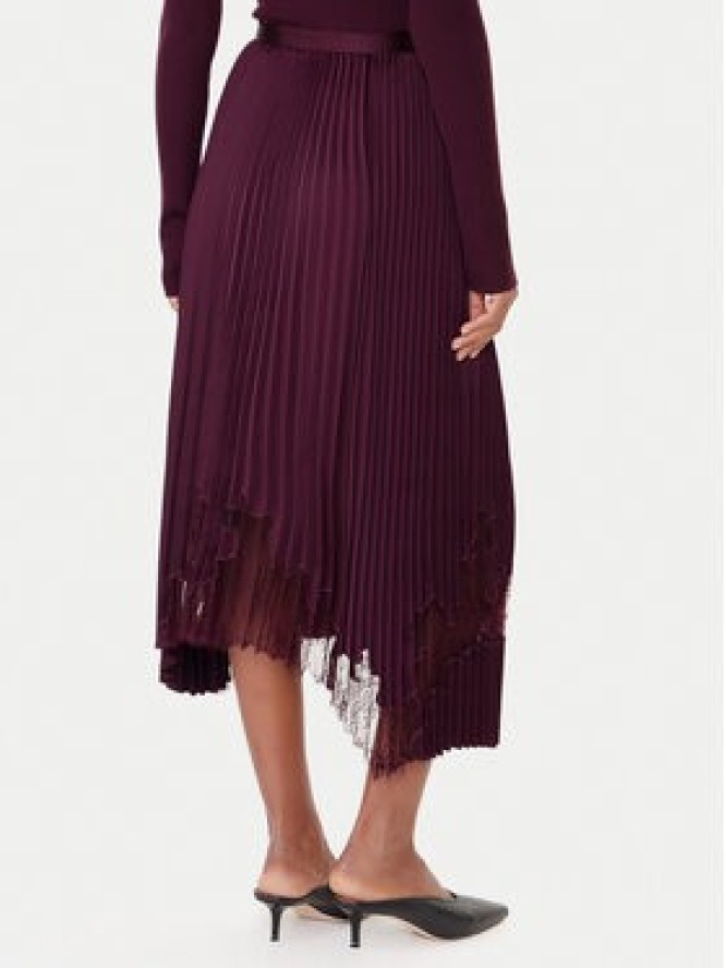 BOSS Spódnica plisowana Velacey 50546594 Fioletowy Regular Fit