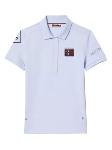 Geographical Norway Koszulka polo w kolorze błękitnym rozmiar: XL