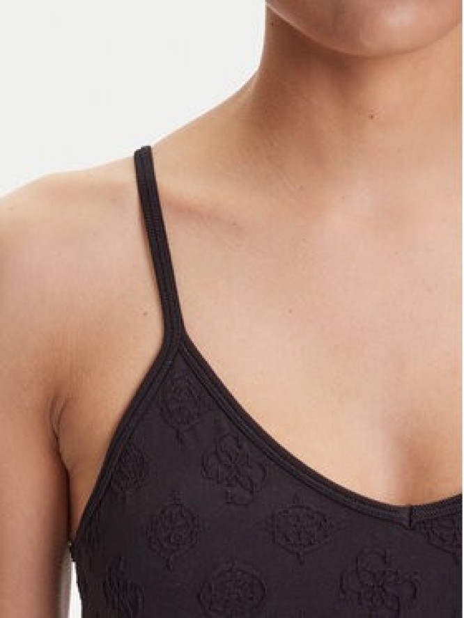 Guess Top V5YP05 Z3OA0 Czarny Slim Fit