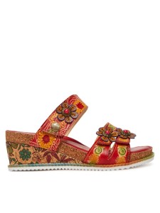 Laura Vita Klapki Bonito 19 Czerwony