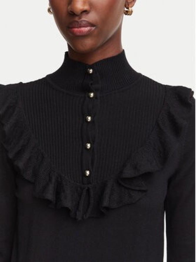 Luisa Spagnoli Sweter Maratea 100501 Czarny Regular Fit