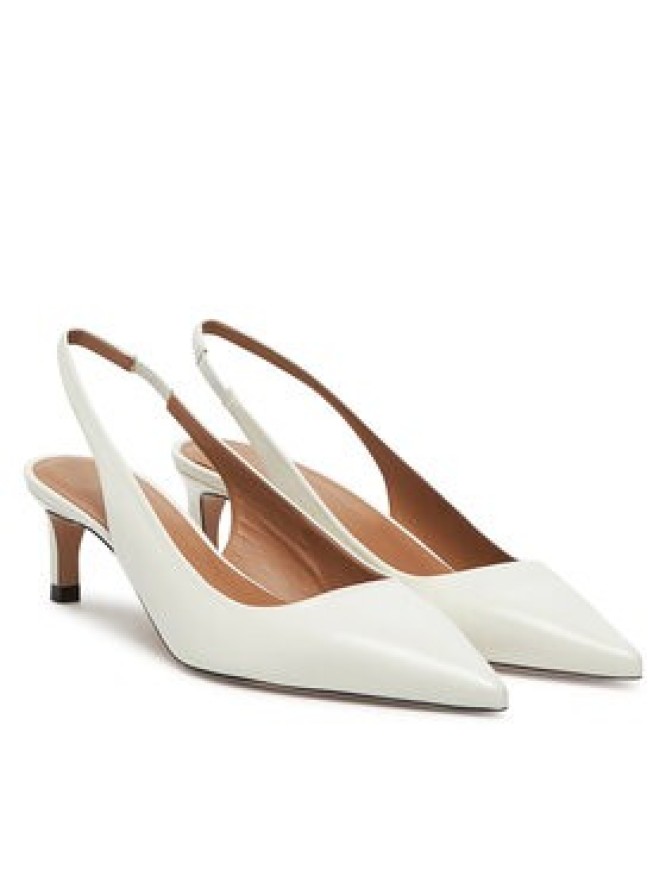 BOSS Sandały Janet 50542378 Biały