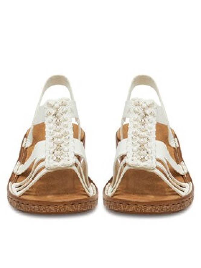 Rieker Sandały 62809-60 Biały