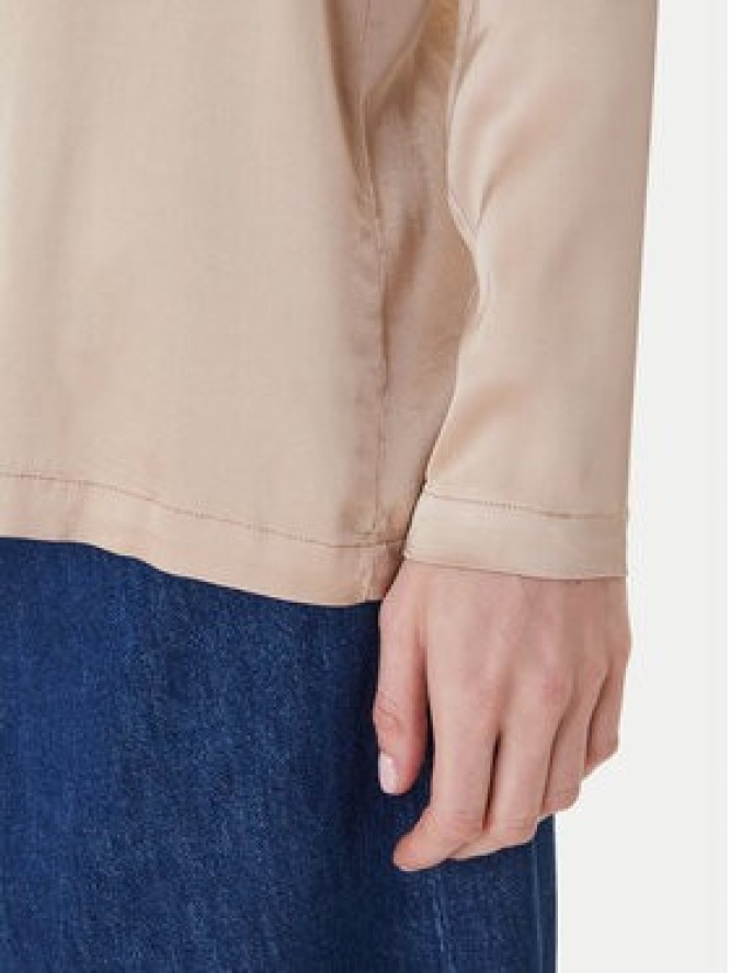 ViCOLO Bluzka TF0244 Beżowy Regular Fit