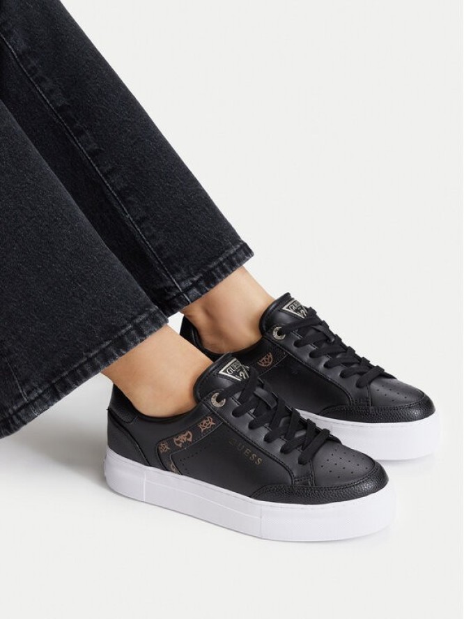 Guess Sneakersy FLTGXL ELE12 Czarny