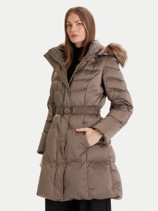 Guess Kurtka puchowa W5BL30 W2802 Beżowy Regular Fit