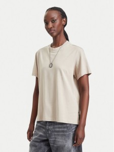 G-STAR T-Shirt Unit D29896-B771 Beżowy Regular Fit