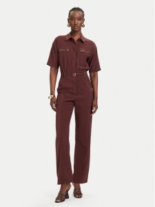 Patrizia Pepe Kombinezon 2T0099/A573-B887 Brązowy ciemny Regular Fit