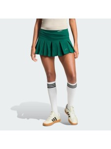 adidas Spódnica plisowana Seasonal Essentials Colorpop KC3939 Zielony Loose Fit