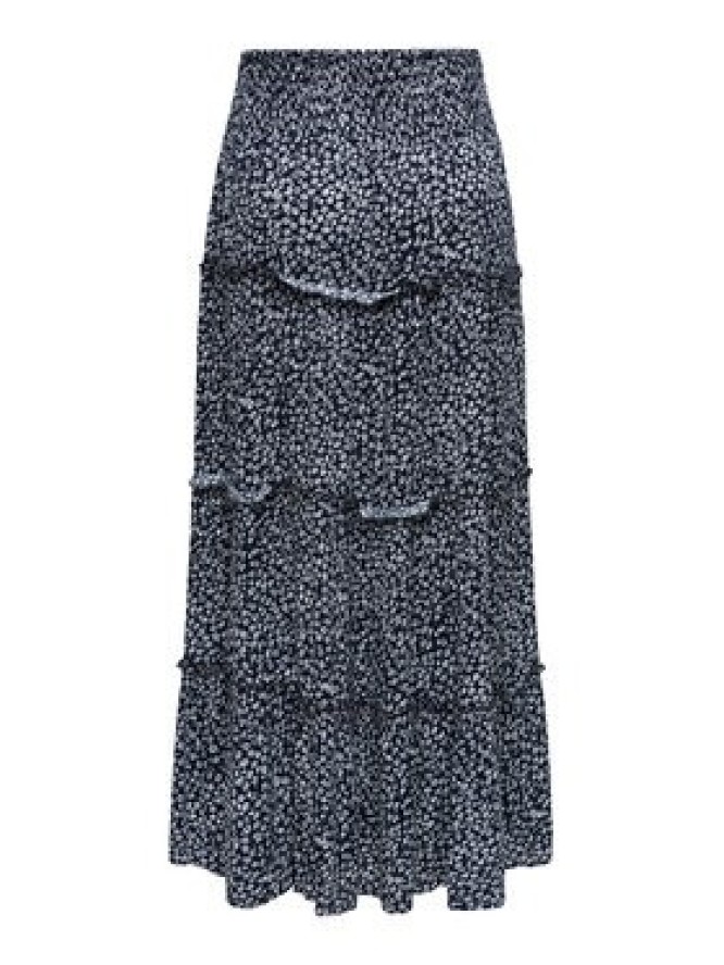 ONLY Spódnica maxi Fernanda 15375238 Granatowy Regular Fit
