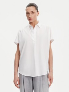 French Connection Koszula 72LZI Biały Relaxed Fit