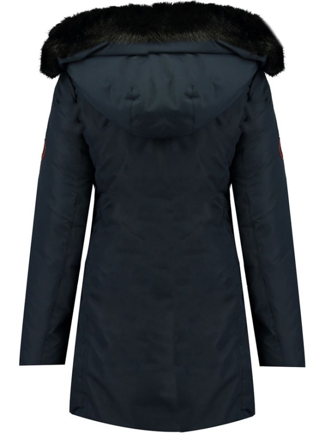 Geographical Norway Płaszcz zimowy "Cherifa" w kolorze granatowym rozmiar: XXL
