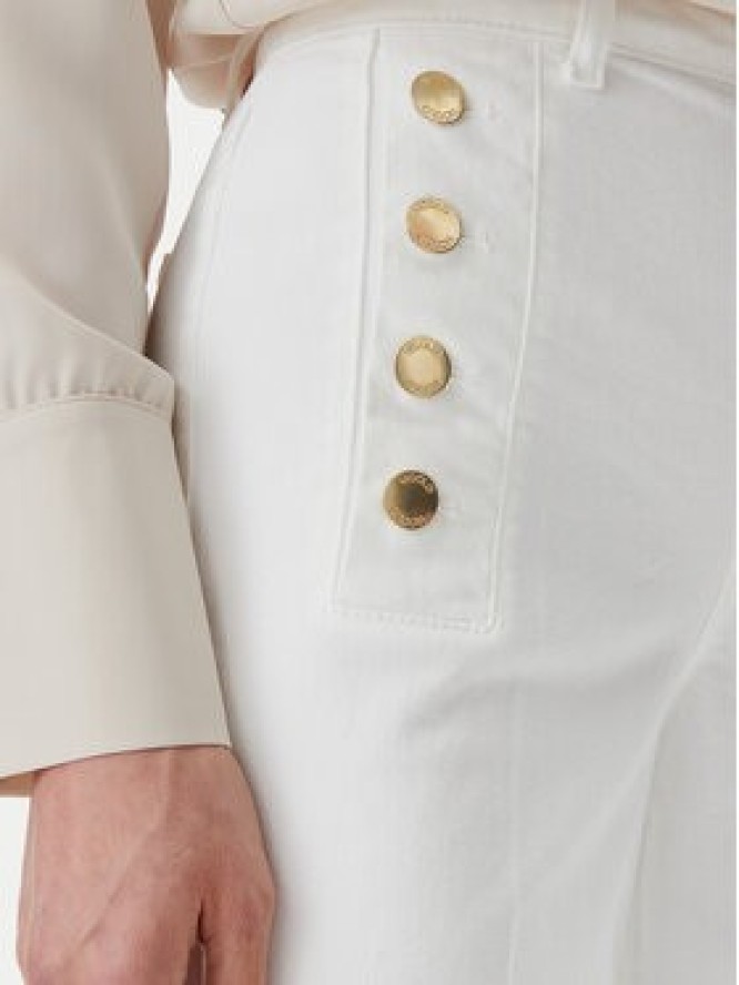 ViCOLO Jeansy DD5144 Biały Wide Leg