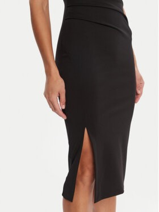 Rinascimento Sukienka koktajlowa CFC0125330003 Czarny Slim Fit