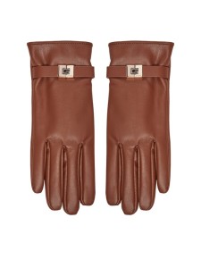 Guess Rękawiczki Damskie AW5188 NYL02 Brązowy