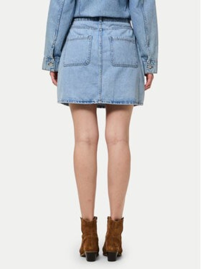 Pieces Spódnica jeansowa Sky 17155880 Niebieski Regular Fit