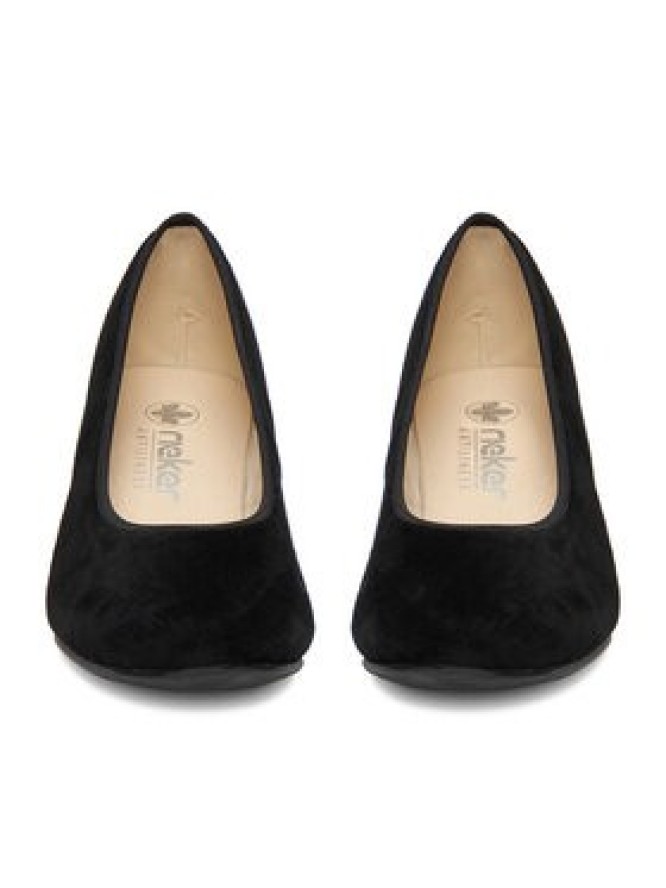 Rieker Czółenka 44650-03 Czarny