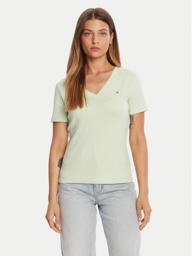 Tommy Hilfiger T-Shirt New Cody WW0WW40584 Zielony Slim Fit