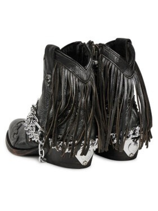 NEW ROCK Kowbojki M-WSTM003TES-S1 Czarny