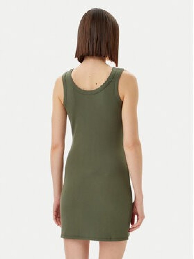 Guess Sukienka codzienna V5GK06 K8RT2 Zielony Slim Fit