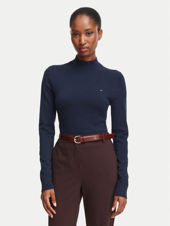 Tommy Hilfiger Golf WW0WW51383 Granatowy Regular Fit