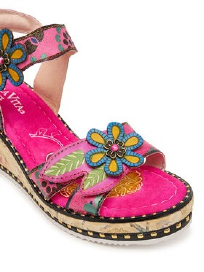 Laura Vita Sandały Ballon 08 Różowy