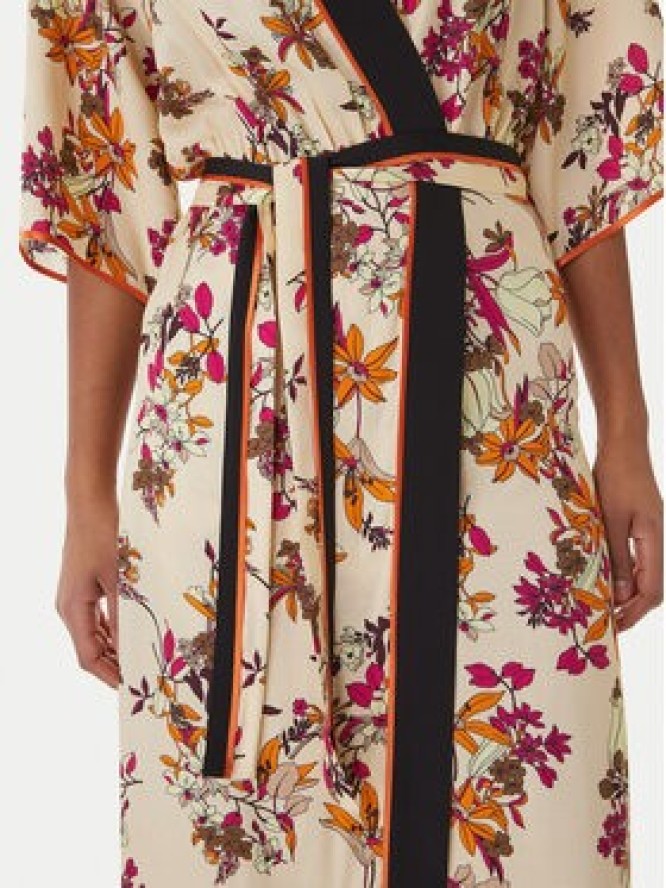 Simona Corsellini Sukienka letnia P26CPAB01901 Écru