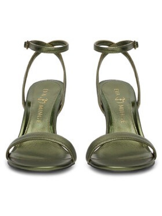 Eva Minge Sandały AGERATUM-LT133-6 Zielony