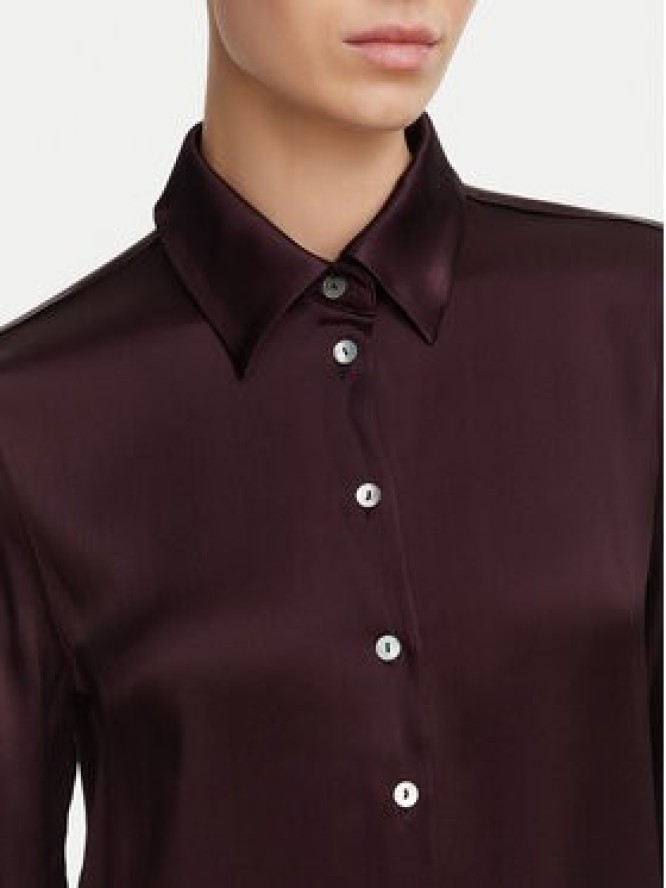 Marella Koszula Alfio 2623116045 Bordowy Regular Fit