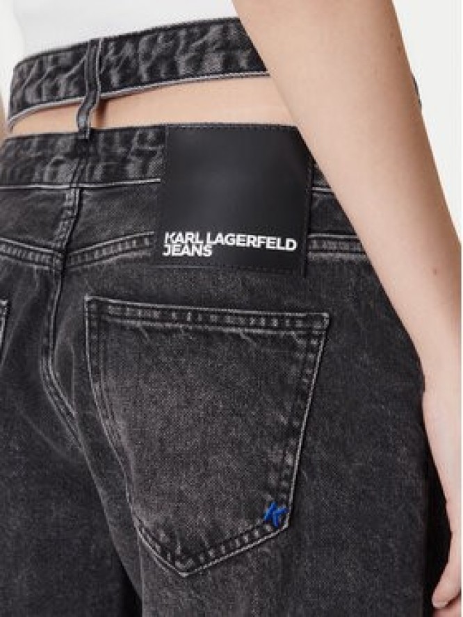 Karl Lagerfeld Jeans Jeansy A4W10047 Szary Relaxed Fit