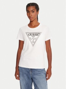 Guess T-Shirt W5BI18 I3Z14 Biały Regular Fit