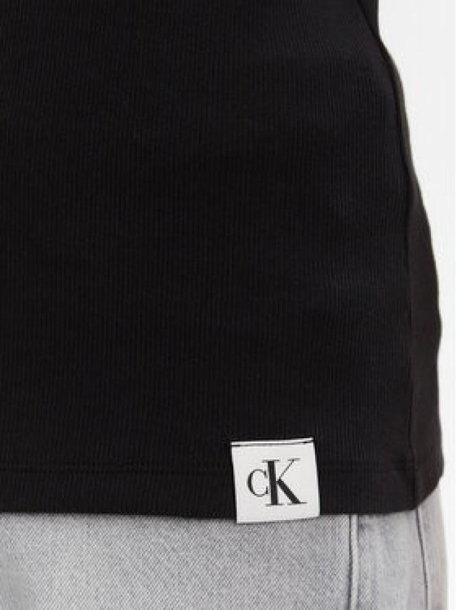 Calvin Klein Underwear Top LV00QS7492 Czarny Slim Fit
