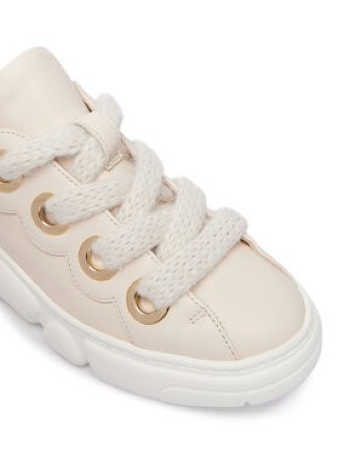 AGL Sneakersy Soft Bubble D938055PGS Kremowy