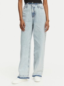 HUGO Jeansy Leni 50557022 Niebieski jasny Loose Fit