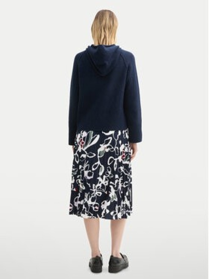 Tom Tailor Spódnica plisowana 1043057 Granatowy Regular Fit