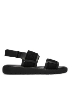 Calvin Klein Sandały Sq Molded Sandal Webb HW0HW02872 Czarny