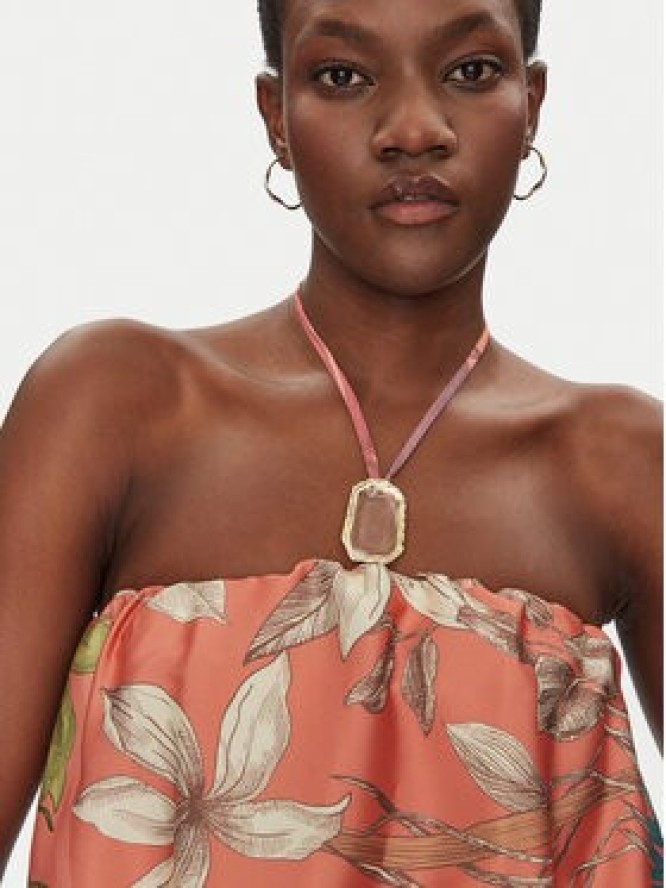 Simona Corsellini Kombinezon P25CPTU00301 Kolorowy Wide Leg