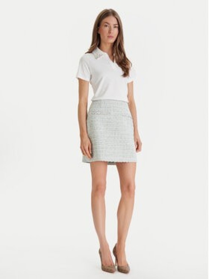 Guess Spódnica mini W6RD56 WJ632 Zielony Regular Fit