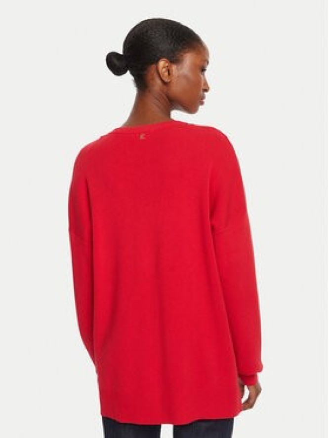 LOLA CASADEMUNT Sweter LF2511004 Czerwony Loose Fit