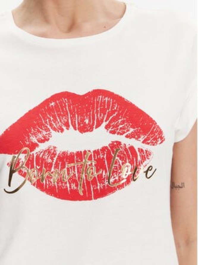 Morgan T-Shirt 251-DVALA Biały Regular Fit